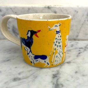 Anthropologie Dog Mug